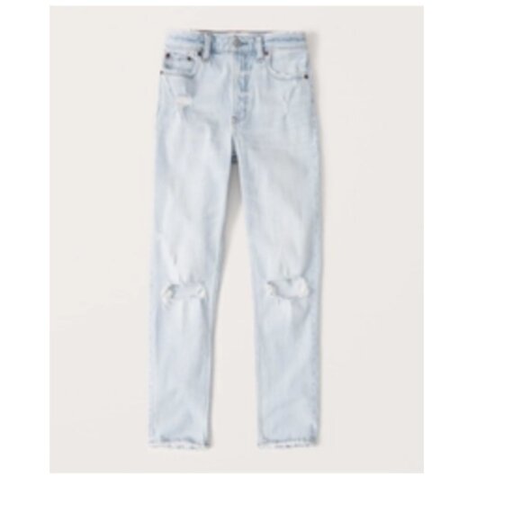 High Rise Skinny Jeans: LIGHT RIPPED WASH - Picture 1 of 2